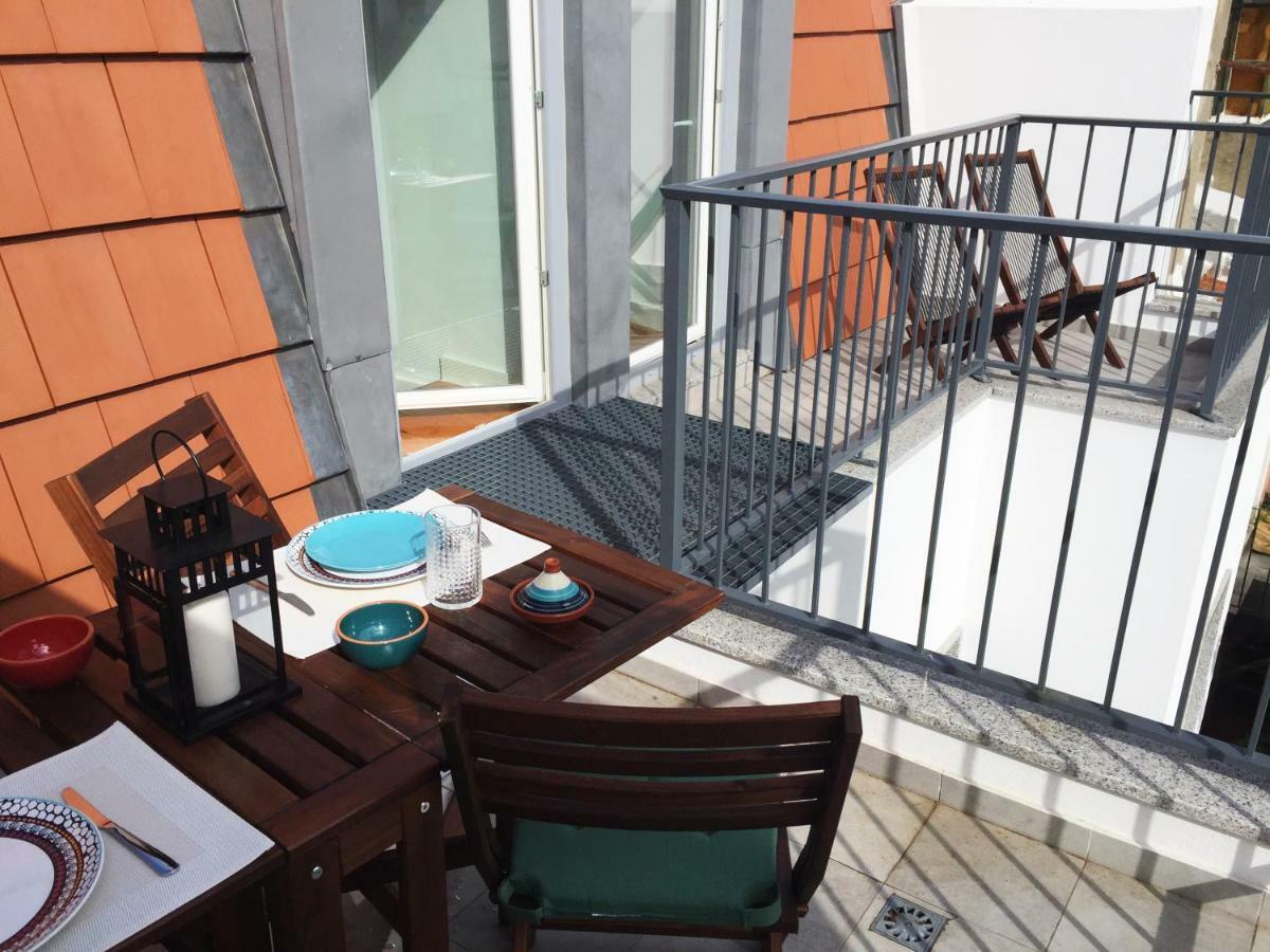 LisboaApt Lumineux Terrasse Principe Realアパートメント エクステリア 写真